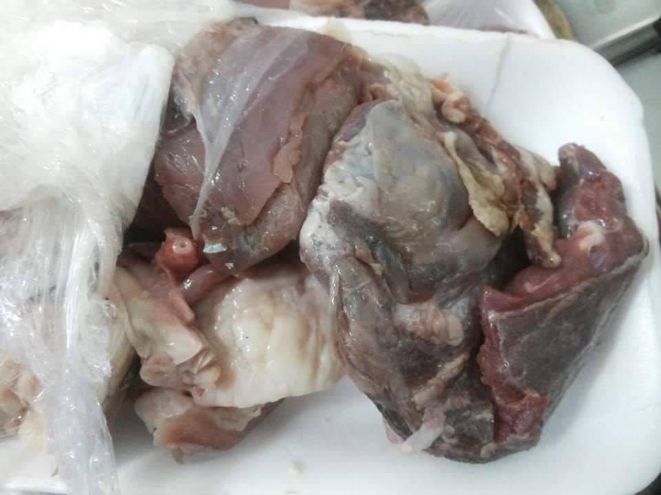 حجز كمية من اللحوم الفاسدة‎  بصفرو