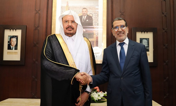 رئيس الحكومة يبحث مع رئيس مجلس الشورى السعودي سبل تطوير العلاقات الثنائية بين البلدين
