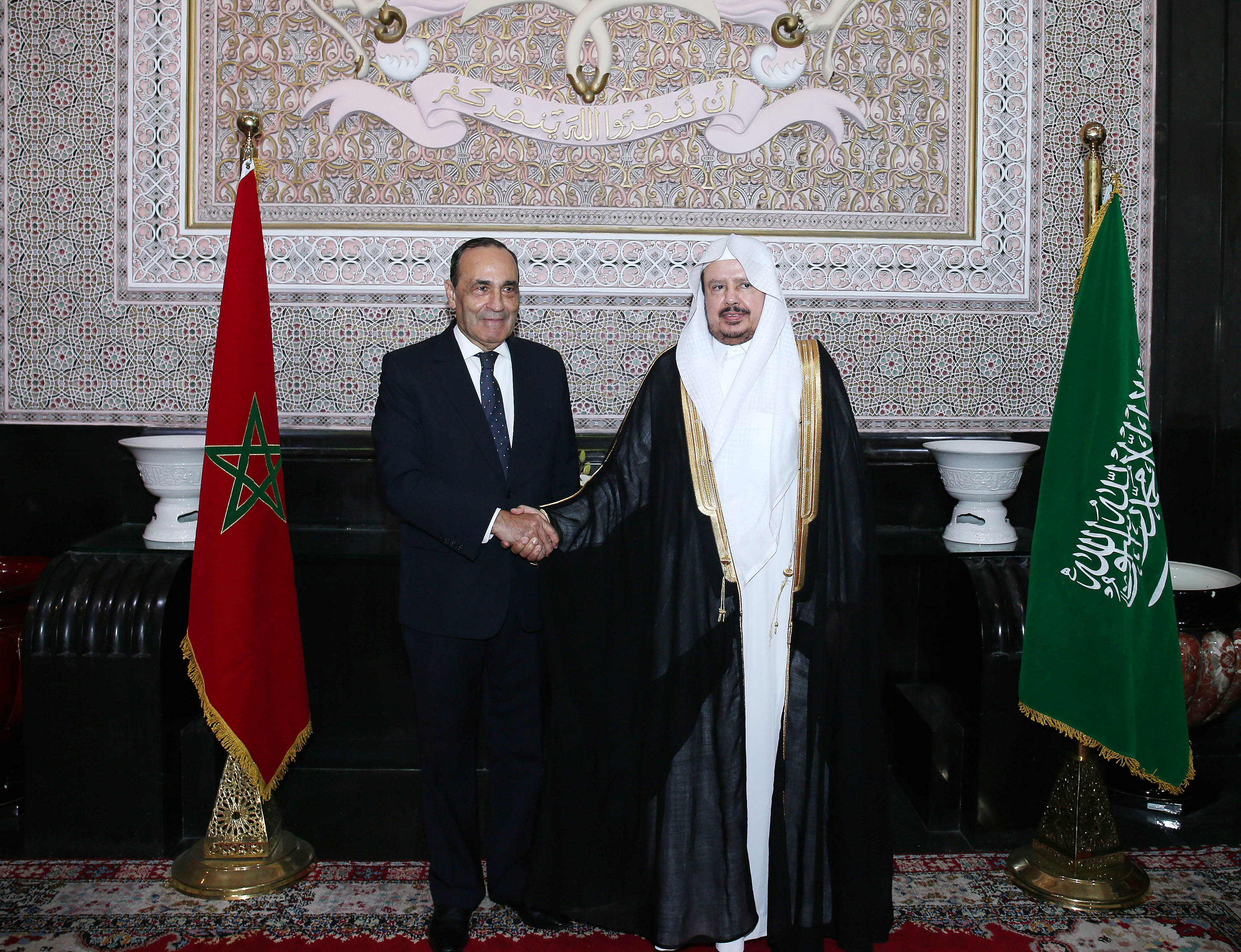 الحبيب المالكي ورئيس مجلس الشورى بالمملكة العربية السعودية يشيدان بالعلاقات الأخوية بين البلدين