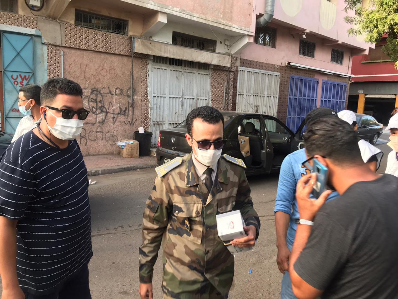الملحقة الإدارية المصلى والدائرة الأمنية 18 بعين الشق في قلب التعبئة للحد من انتشار جائحة وباء كورونا