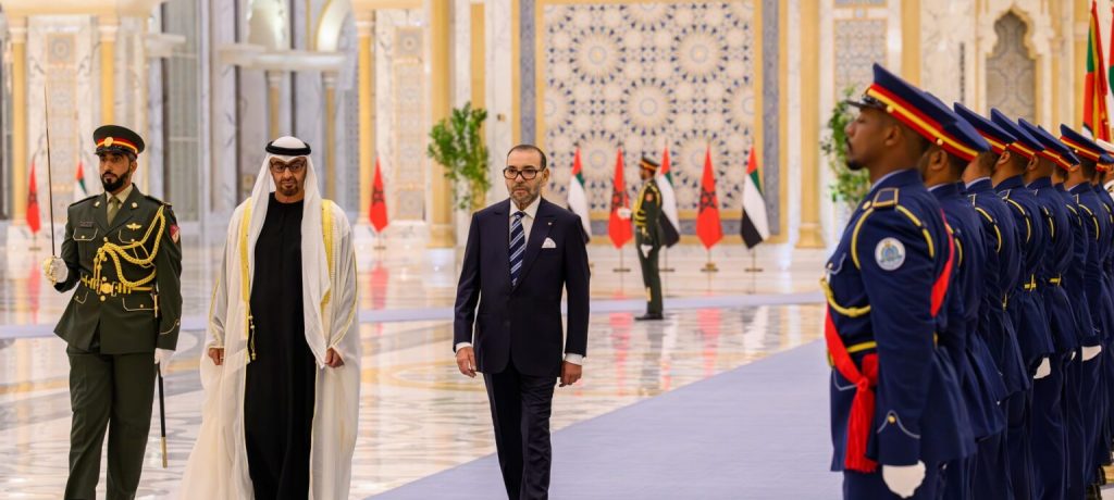 رئيس دولة الإمارات العربية المتحدة يخصص استقبالا رسميا للملك محمد السادس