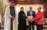 الطالبي العلمي يتباحث مع وفد مجلس الشورى القطري