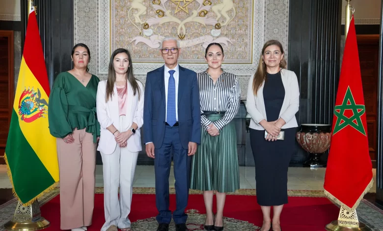 الطالبي العلمي يستقبل رئيسة لجنة العلاقات الاقتصادية الدولية بمجلس النواب البوليفي