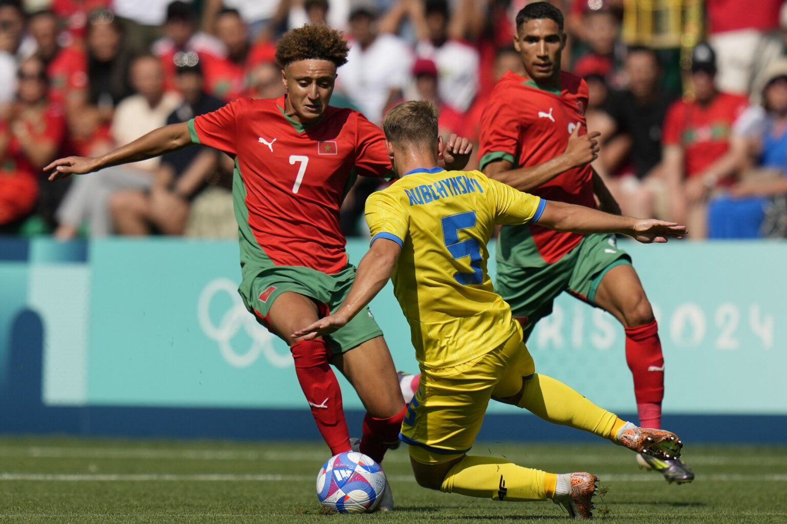 بسيناريو قاتل.. المنتخب الأولمبي المغربي ينهزم أمام أوكرانيا ويؤجل تأهله لربع النهائي