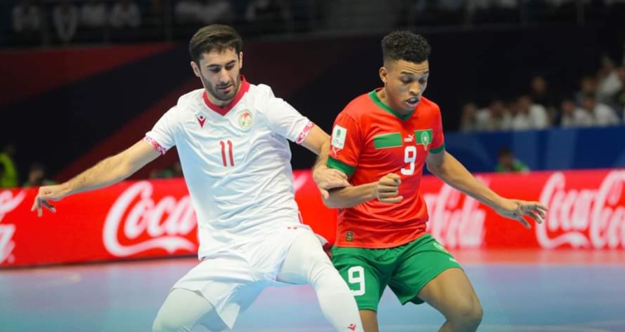 المنتخب المغربي لكرة القدم داخل القاعة يستهل مشواره في نهائيات كأس العالم 2024 بالفوز على طاجيكستان برباعية