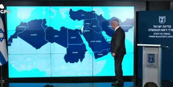 أول رد إسرائيلي على خريطة نتنياهو المستفزة للمغاربة (صورة)