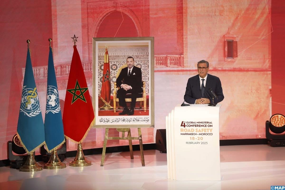 أخنوش.. السلامة الطرقية ورش استراتيجي في مسار التنمية تحت القيادة الرشيدة للملك محمد السادس