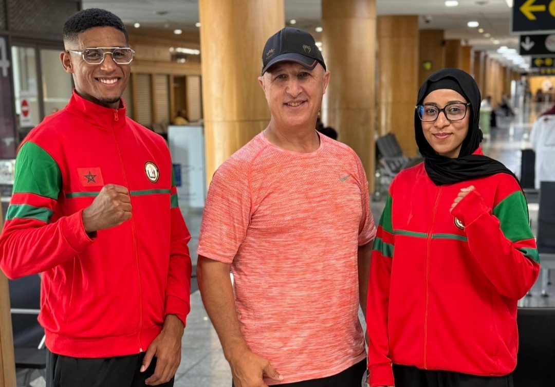 أميمة بلوراث وعبد العالي الزاهيدي يمثلان المغرب في المواي طاي ضمن الألعاب العالمية بالصين