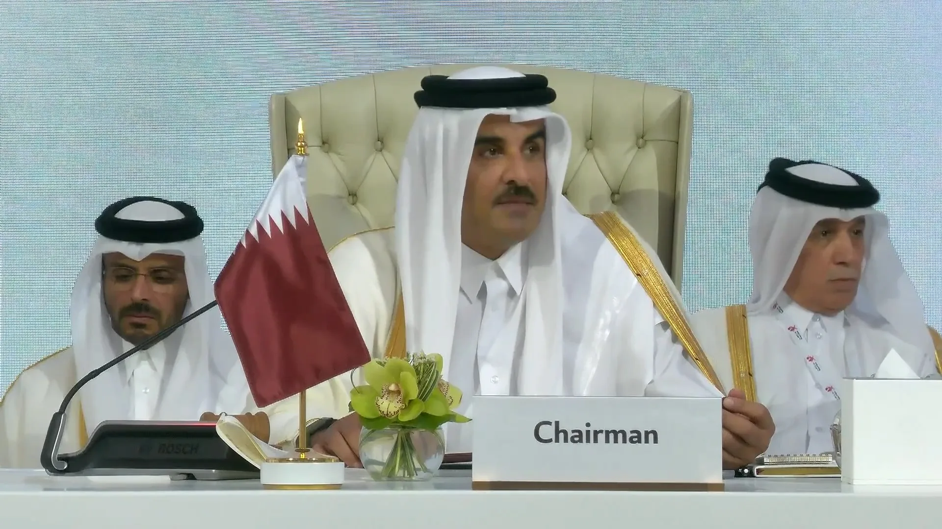 أمير قطر: نتنياهو يحلم أن تصبح المنطقة العربية منطقة نفوذ إسرائيلية وهذا وهمٌ خطير