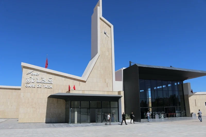 قيوح ولخليع يشرفان على افتتاح محطة القطار الجديدة بتازة