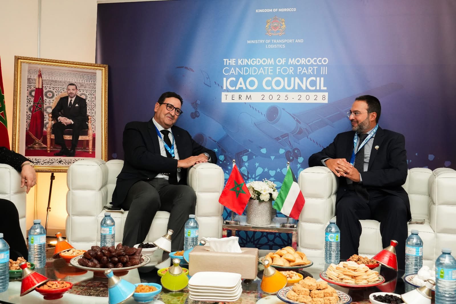 المغرب والكويت يبحثان سبل تطوير تعاونهما في مجال الطيران المدني