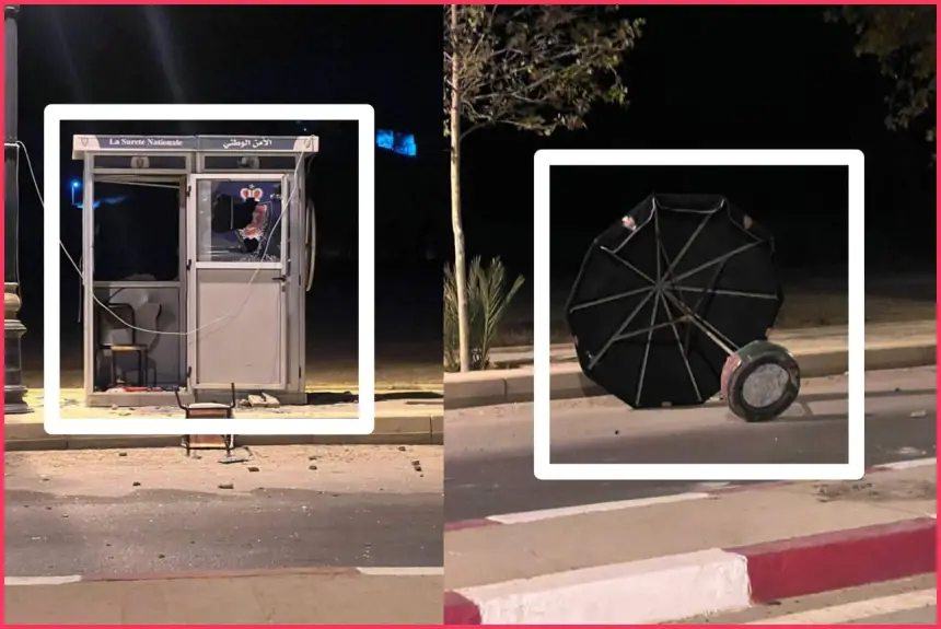 الحسيمة.. أحكام في حق قاصرين متورطين في تحطيم سد قضائي بإمزورن