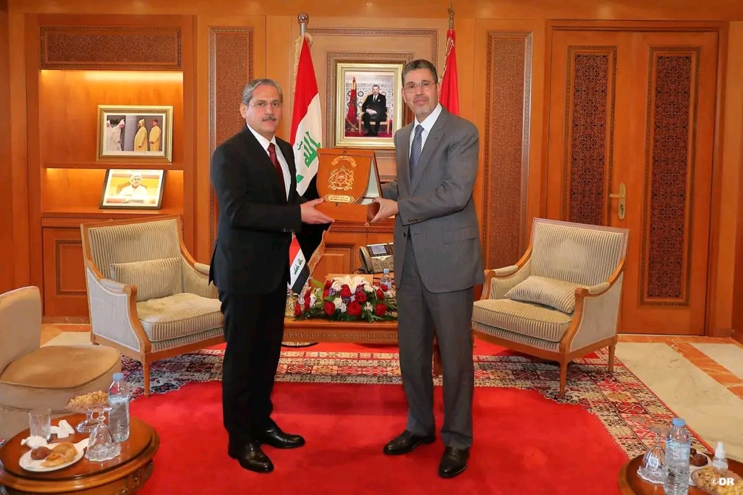 محمد عبد النباوي يتباحث بالرباط مع محمد علي اللامي رئيس هيئة النزاهة الاتحادية بجمهورية العراق