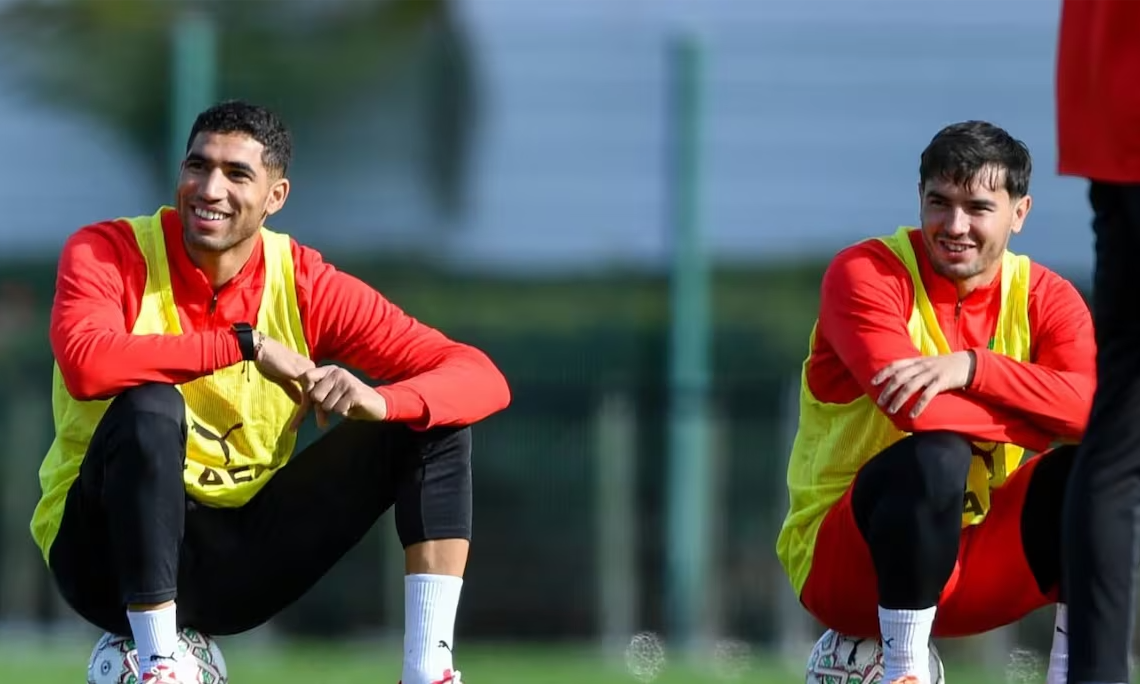 المنتخب الوطني المغربي يواصل تداريبه تحسبا لمواجهة تنزانيا في ثمن نهائي كأس إفريقيا