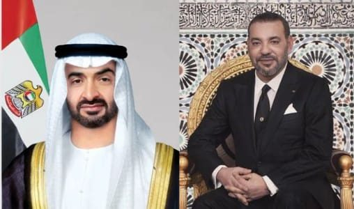 تفاصيل الاتصال الهاتفي بين الملك محمد السادس ورئيس دولة الإمارات العربية المتحدة