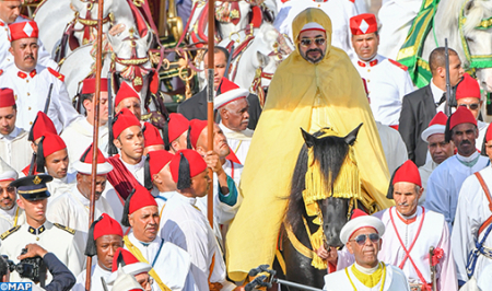 أمير المؤمنين يترأس حفل الولاء بالقصر الملكي بتطوان