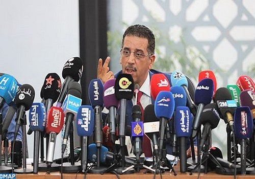 ندوة صحفية لعبد الحق الخيام حول تفكيك الخلية الإرهابية الأخيرة