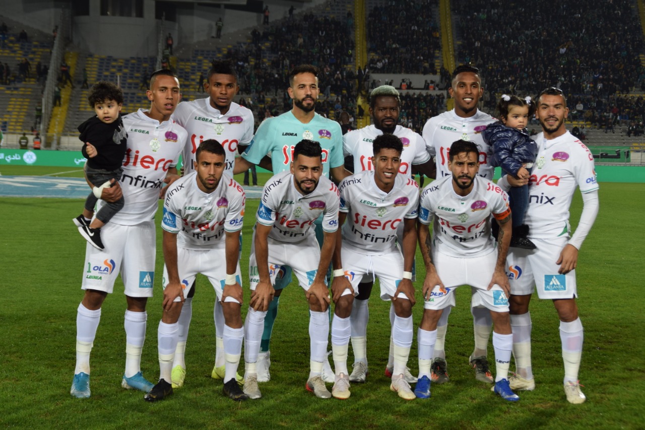 الرجاء الرياضي ينتصر بميدانه على المغرب التطواني بهدف للاشيء