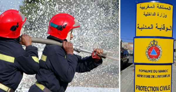 سلا.. رجال الإطفاء وصلوا لمكان الحريق خلال 5 دقائق من تلقيهم إشعارا بنشوبه