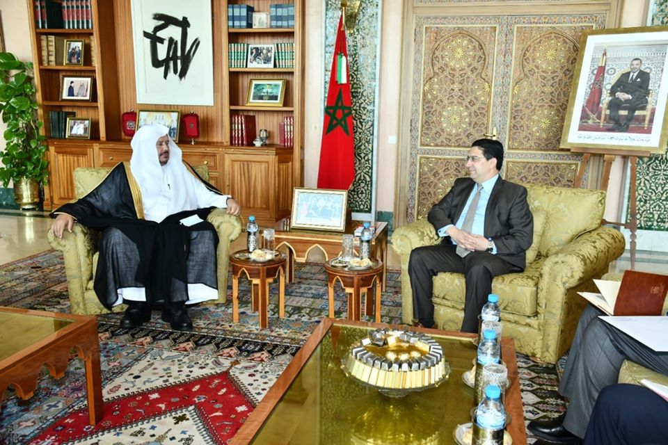 السيد ناصر بوريطة يجري مباحثات مع رئيس مجلس الشورى السعودي