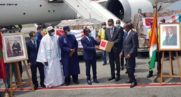 كوفيد-19 .. وصول مساعدات طبية مغربية إلى العاصمة الإيفوارية أبيدجان