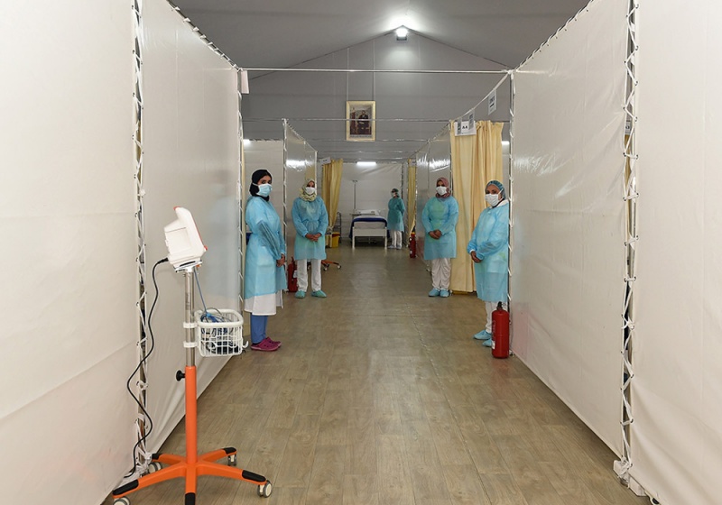 (كوفيد -19).. نسبة الملء بالمستشفيات الميدانية لجهة الدار البيضاء -سطات تزيد عن 83 بالمائة