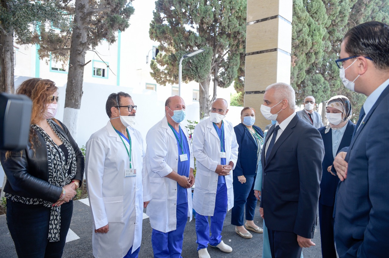 وزير الصحة يعطي الانطلاقة لمصلحة المستعجلات الجديدة بالمركز الاستشفائي الإقليمي سانية الرمل بتطوان (صور)