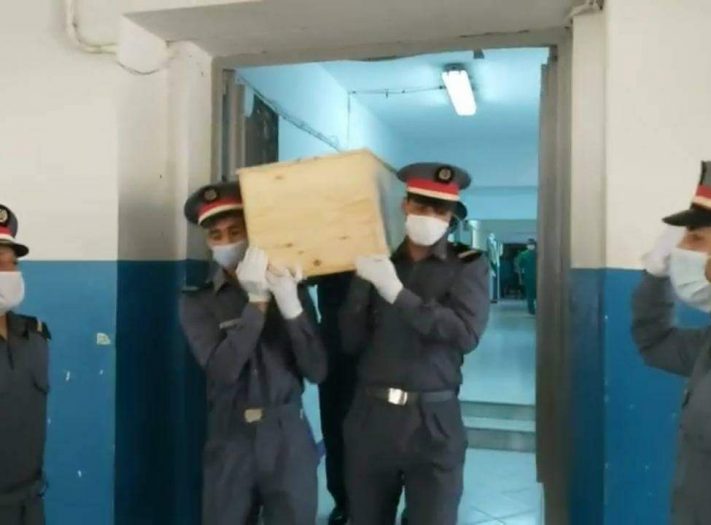 تشييع جثمان الدركي عثمان بمسقط رأسه مدينة سلا في جنازة مهيبة