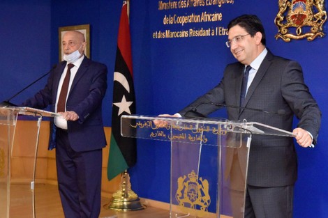 رئيس مجلس النواب الليبي.. شعبنا يُعوِّل على ملك المغرب