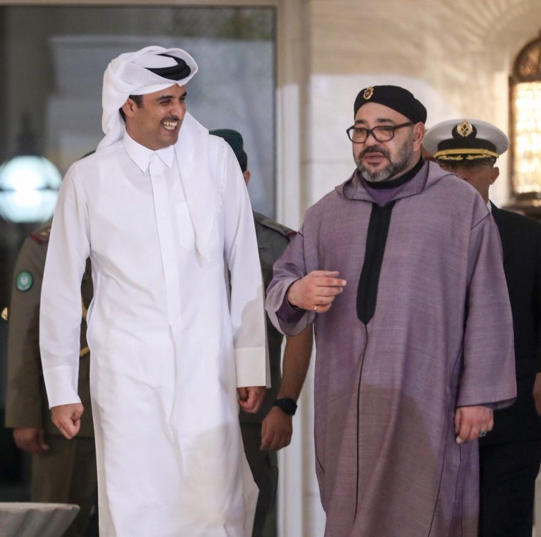 أمير دولة قطر أول زعيم عربي يتصل هاتفيا بالملك دعما للتحرك العسكري المغربي بمنطقة الكركرات
