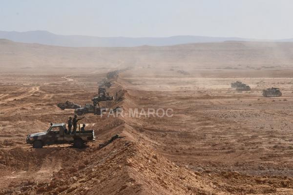 بلاغ.. القوات المسلحة الملكية المغربية تقيم حزاما أمنيا لتأمين تدفق السلع والأفراد