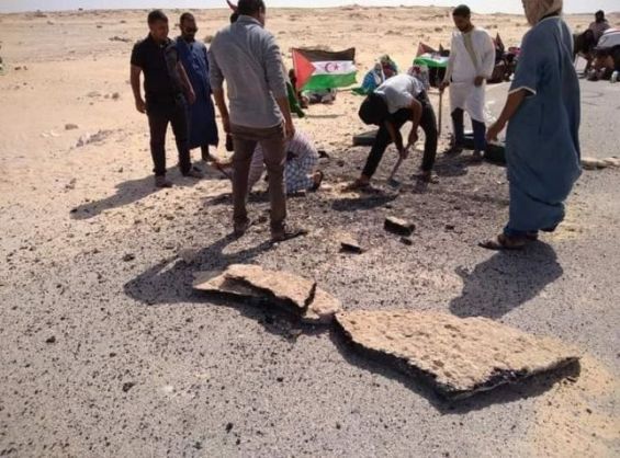 عصابات مرتزقة البوليساريو تعلن أن إغلاق معبر الكركرات 