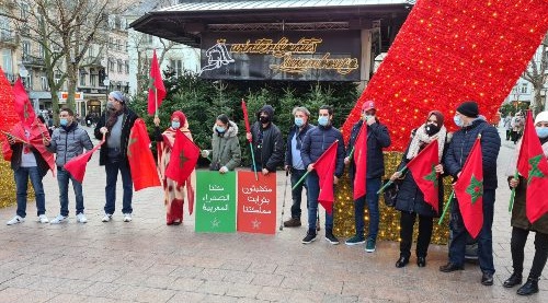 الجالية المغربية ب