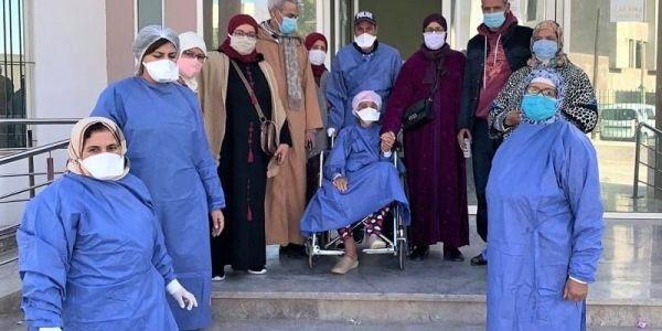 الحمد لله.. تعافي مُسنة بالمغرب تبلغ من العمر 106 سنوات بعد إصابتها ب
