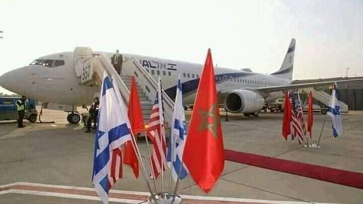 وصول طائرة الوفد الأمريكي- الإسرائيلي إلى مطار الرباط سلا