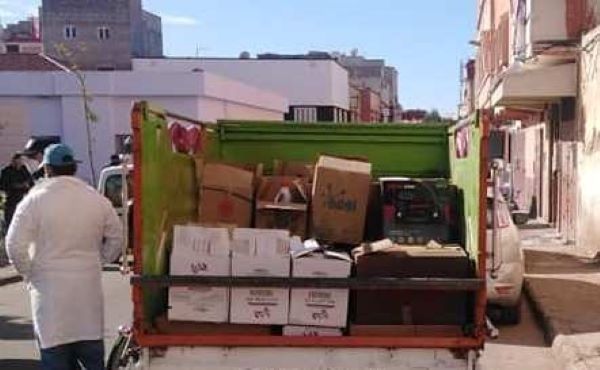 أمن أسفي يحجز كمية كبيرة من المواد الغذائية المهربة من إحدى دور المسنين إلى محل تجاري والبطل هو المدير