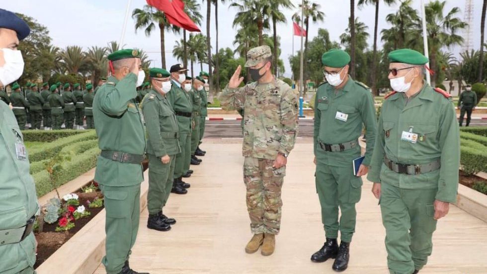 مناورات عسكرية بين المغرب وأمريكا عند الحدود مع الجزائر