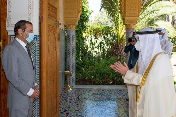 صاحب السمو الملكي الأمير مولاي رشيد يستقبل وزير الخارجية الكويتي حاملا رسالة من أمير دولة الكويت إلى جلالة الملك