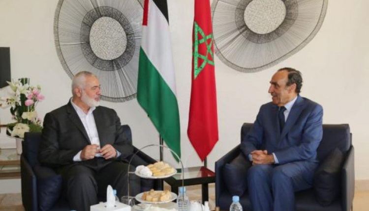 تطورات القضية الفلسطينة محور مباحثات لقاء جمع إسماعيل هنية بالحبيب المالكي في الرباط