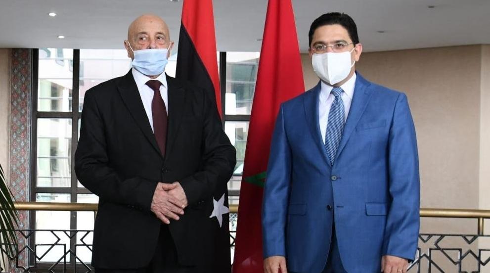 ناصر بوريطة يجري بالرباط مباحثات مع كل من عقيلة صالح وخالد المشري