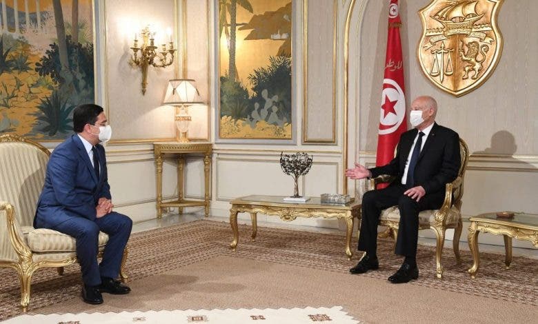الرئيس التونسي يستقبل ناصر بوريطة محملا برسالة من الملك محمد السادس