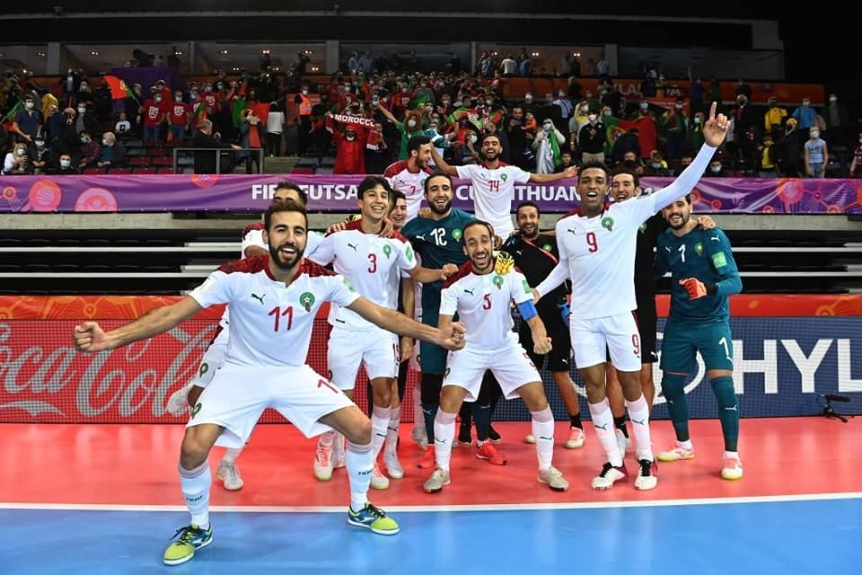 مونديال كرة القدم داخل القاعة - ليتوانيا 2021.. المنتخب المغربي يتعادل مع نظيره البرتغالي (3- 3) و يضرب موعدا مع فنزويلا في دور الثمن