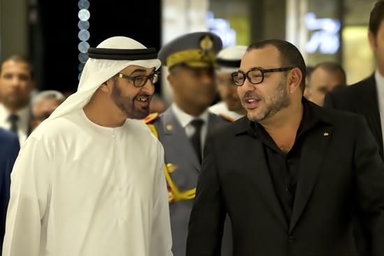 برقية تهنئة من الملك محمد السادس إلى الشيخ محمد بن زايد آل نهيان بمناسبة انتخابه رئيسا لدولة الإمارات العربية المتحدة