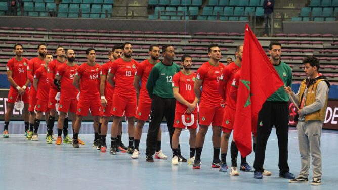 المنتخب الوطني المغربي لكرة اليد يتأهل للمونديال ويعبر لنصف نهائي كأس إفريقيا بمصر