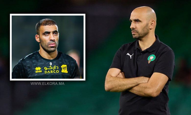 عبد الرزاق حمد الله يقترب من تعزيز خط هجوم أسود الأطلس في مونديال قطر 2022