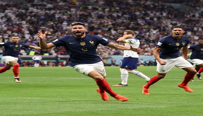 فرنسا تهزم إنكلترا في ربع النهائي وتضرب موعدا مع المغرب في نصف نهائي مونديال قطر 2022