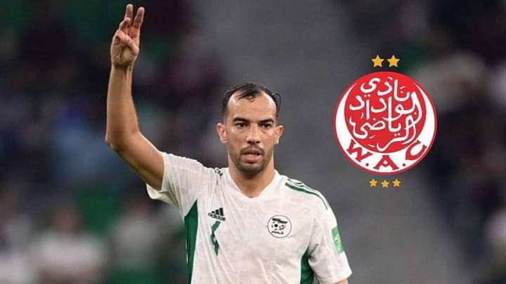 الوداد الرياضي يقاضي اللاعب الجزائري جمال بلعمري بعد مغادرته لمعسكر تدريبات الفريق