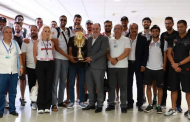 حفل استقبال على شرف المنتخب المغربي لكرة السلة الفائز بكأس إفريقيا للاعبين المحليين