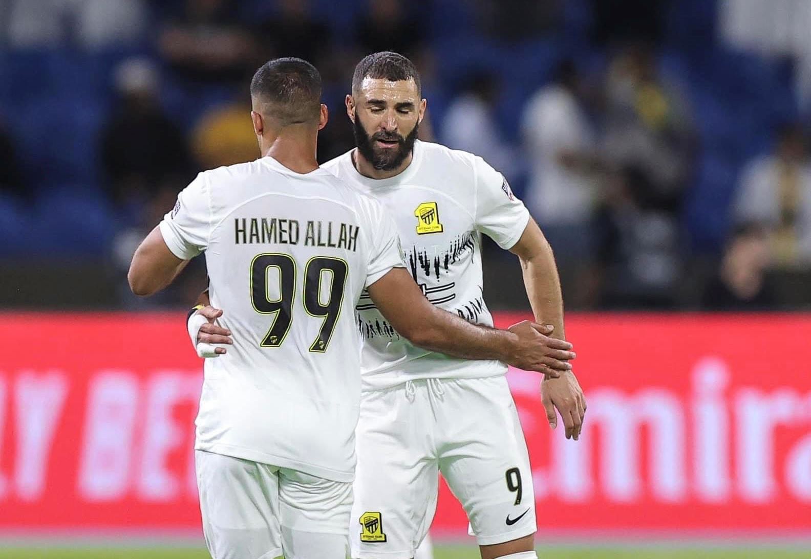 عبد الرزاق حمد الله وكريم بنزيمة يقودان اتحاد جدة للفوز على الترجي التونسي في كأس الملك سلمان للأندية العربية