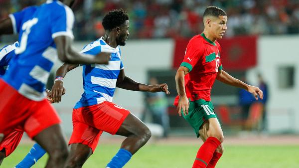 المنتخب المغربي يهزم ليبيريا بثلاثية نظيفة وينهي تصفيات ال